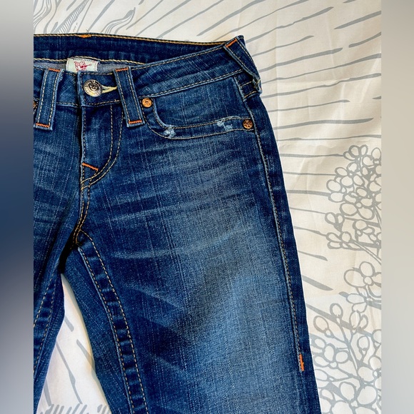 True Religion Billy Jeans W27 White Tag w/ Red Stitching - Picture 3 of 7